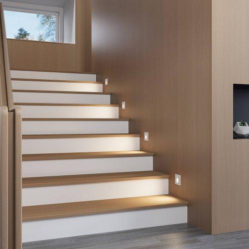 Arcchio Neru LED sülly. érzékelő szögletes fehér