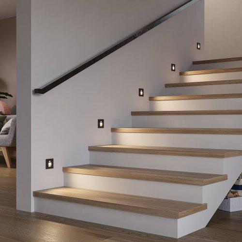 Arcchio Neru LED sülly. szögletes érzékelő fekete