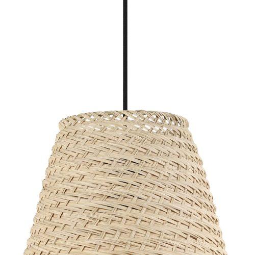 Aycliffe függőlámpa rattan ernyővel