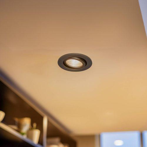 BRUMBERG LED beép. spot 38° kerek fekete 3 000K
