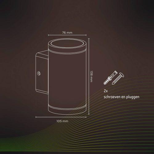Calex Smart Outdoor Up-/Downlight