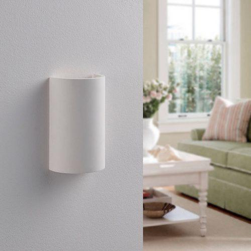 Colja félkör alakú LED fali lámpa gipszből