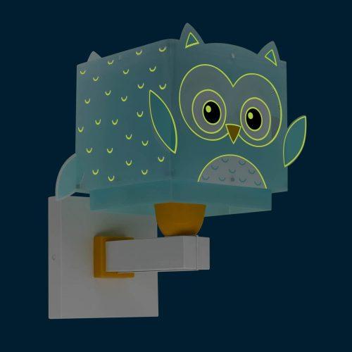 Dalber Little Owl gyermek fali bagoly motívummal