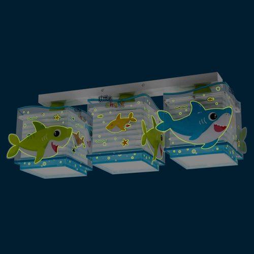 Dalber Little Shark menny. tengeri motívum 3 égő.