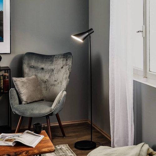 Dyberg Larsen Denver állólámpa fekete matt