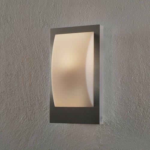 EGLO connect Verres-C LED kültéri fali lámpa acél