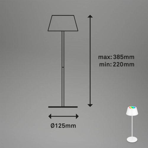 LED asztali lámpa Kiki újratölthető akkumulátorral