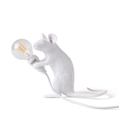 LED asztali világítás Mouse Lamp USB ülő fehér