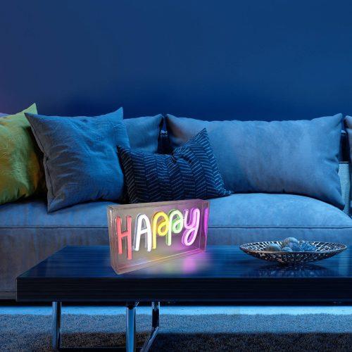 LED asztali világítás Neon Happy