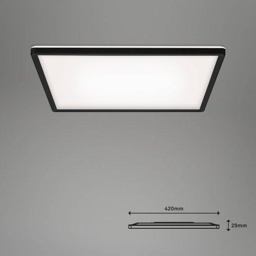 LED-es mennyezeti lámpa Slim smart fekete dim CCT 42x42cm