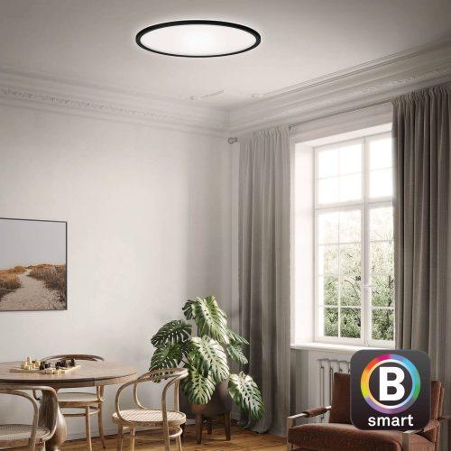 LED-es mennyezeti lámpa Slim smart fekete dim CCT Ø 42 cm