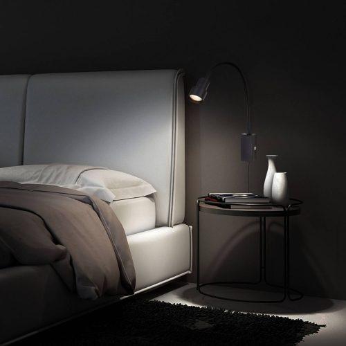 LED fali lámpa Tusi flexibilis karral
