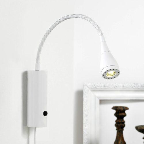 LED falilámpa Mento hajlítható karral