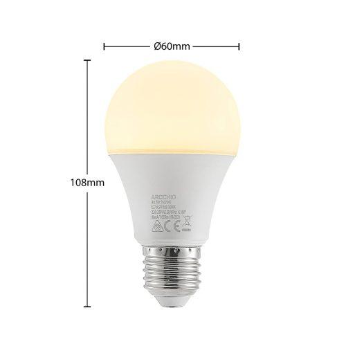 LED izzó E27 A60 9