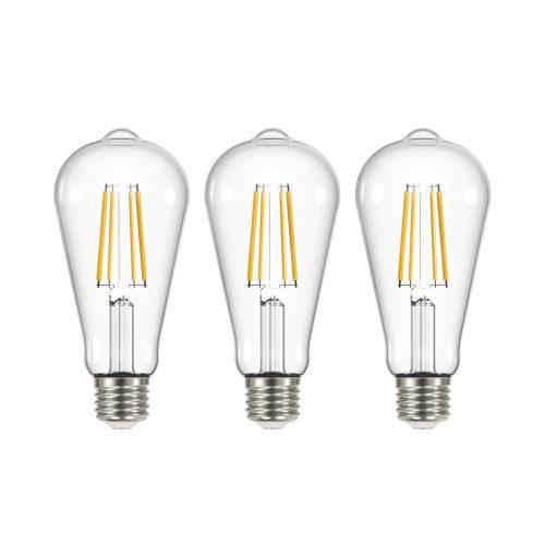LED izzó izzó világos E27 3.8W 3000K 806lm 3 darabos készlet