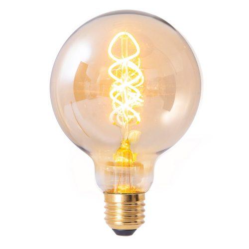 LED izzólámpa gömb E27 G95 4W 180lm 1800K 3db-os