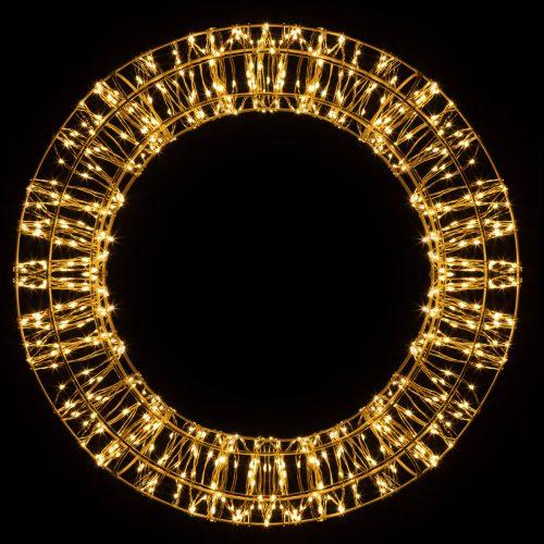 LED karácsonyi koszorú