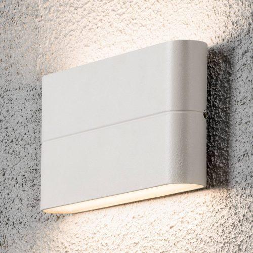 LED kültéri fali lámpa Chieri 17 cm fehér