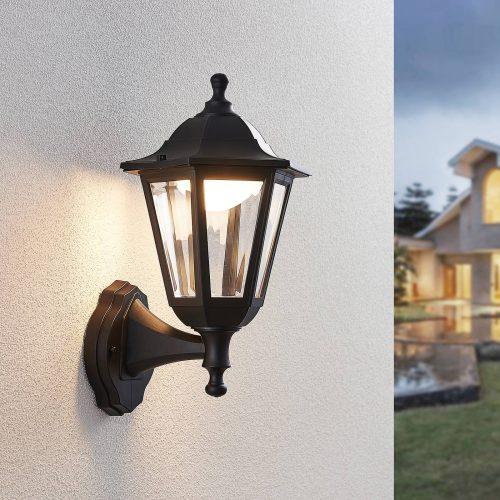 LED kültéri fali lámpa Iavo fekete színben