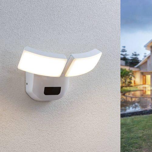 LED kültéri fali lámpa Nikias szenzorral