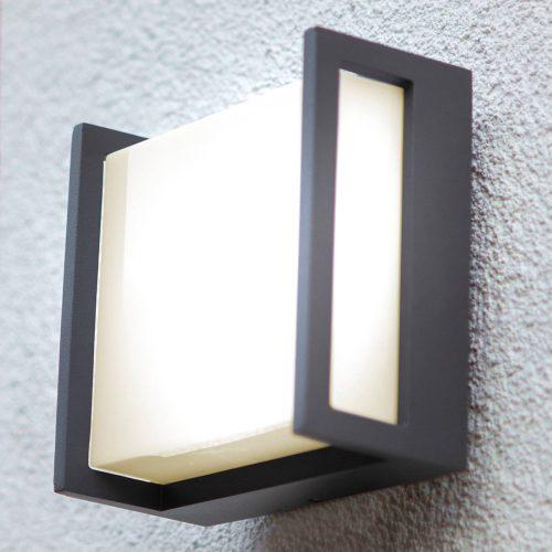 LED kültéri fali lámpa Qubo
