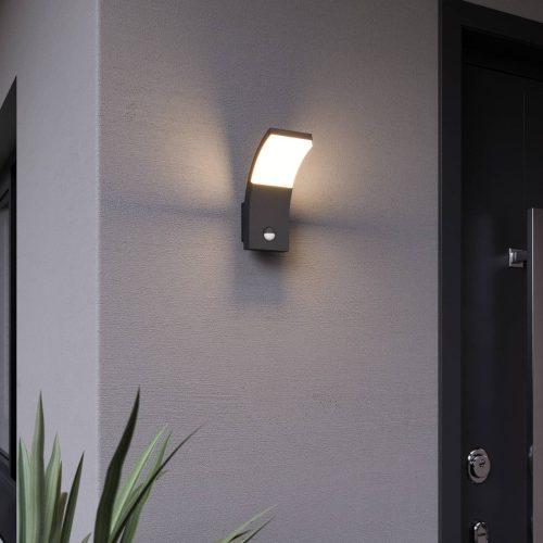 LED kültéri fali lámpa Timm mozgásérzékelővel