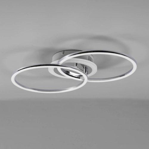 LED mennyezeti lámpa Venida gyűrűs kivitelben króm