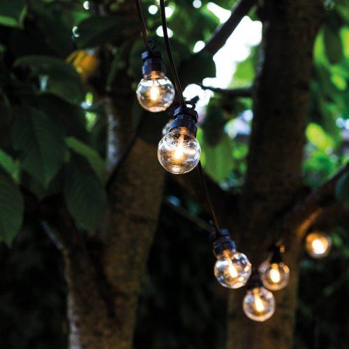 LED napelemes fénylánc Lucas induló készlet