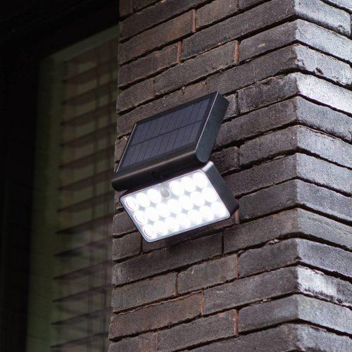 LED napelemes külső fali világítás Tuda