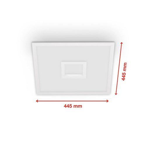 LED panel középső hátlap CCT RGB 45x45cm fehér