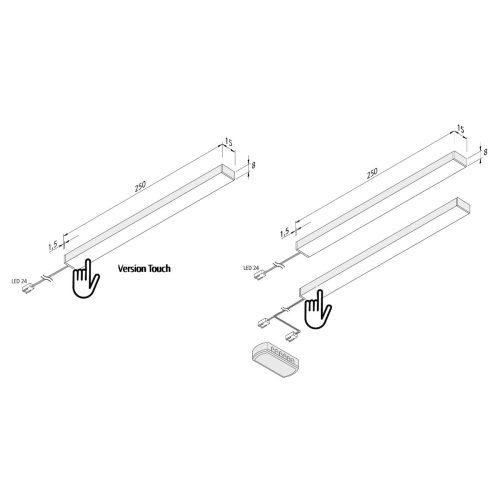 LED-re szerelhető fény kiegészítő Mini 4000K