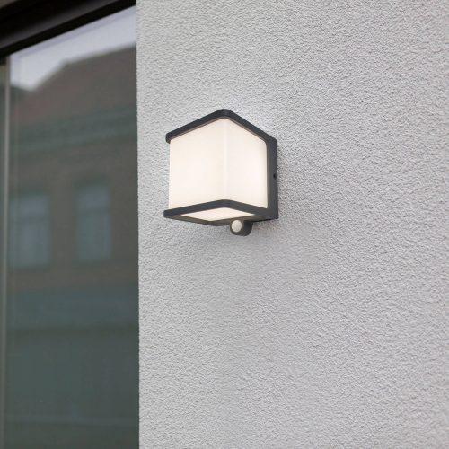 LED szolár falilámpa Doblo érz.