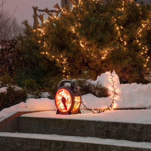 LED tündérfények Compact borostyán 200 LED 4