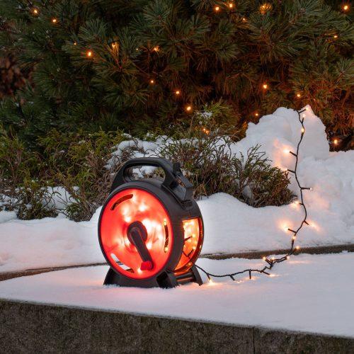 LED tündérfények Micro borostyán 100 láng 6.93m