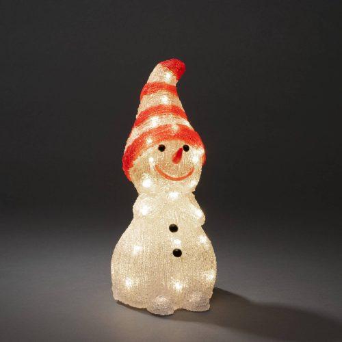 LED világító figura hóember kültéri