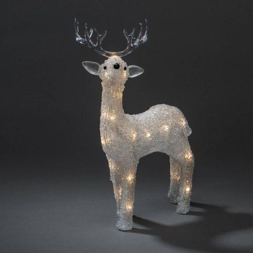 LED világító figura rénszarvas külső IP44 átlátszó