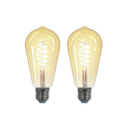 LUUMR Smart E27 ST64 4.9W ZigBee Tuya Hue 2 darabos készlet