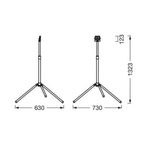 Ledvance LED munkafény Value Tripod egylángú