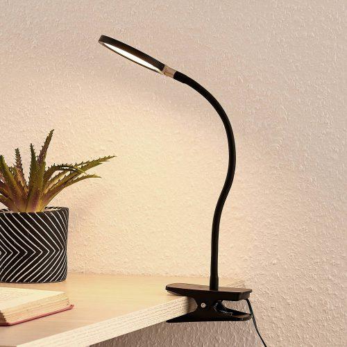Lindby Binera LED csíptetős lámpa dimmer.