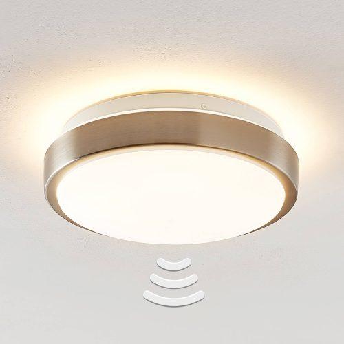 Lindby Camille LED érzékelő mennyezeti Ø26 nikkel
