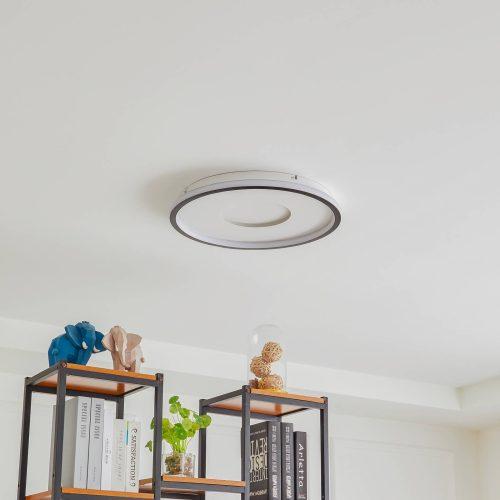 Lindby Edenia LED mennyezeti lámpa fek/fehér CCT