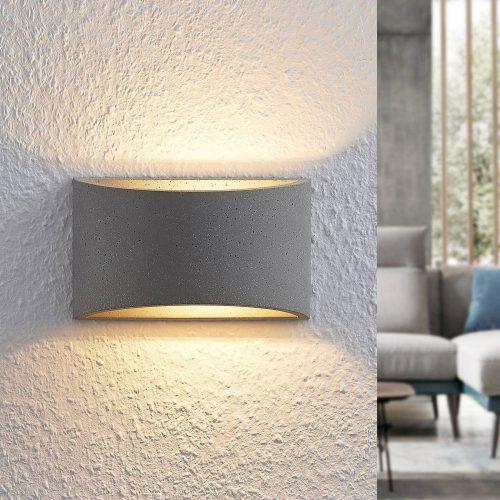 Lindby Edvin LED fali lámpa betonból