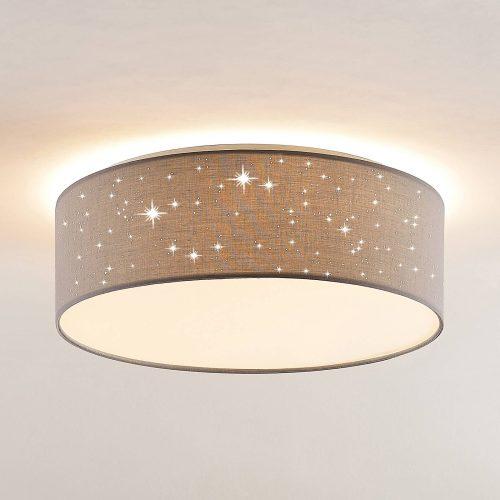 Lindby Ellamina LED mennyezeti lámpa 40cm v.szürke