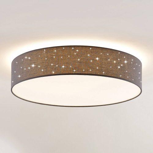 Lindby Ellamina LED mennyezeti lámpa 60cm s.szürke