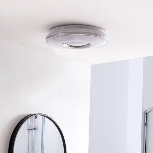 Lindby Futro LED mennyezeti világítás IP44 króm
