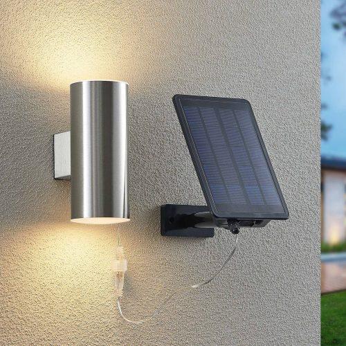Lindby Maurun LED napelemes fali lámpa