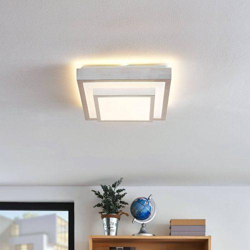 Lindby Mirco LED alu mennyezeti lámpa szögl 32cm