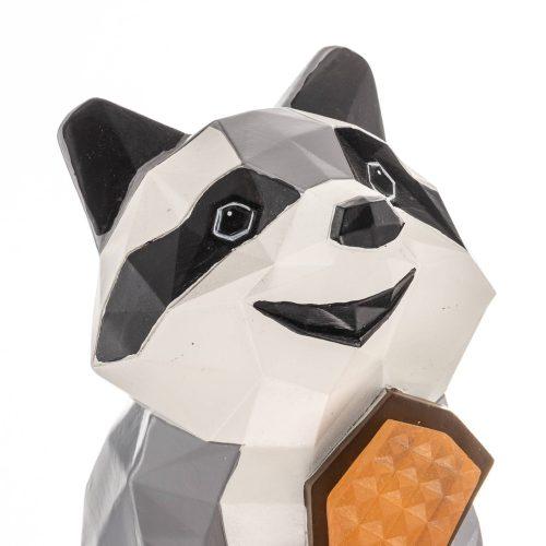 Lindby Racoon LED napelemes dekor figura mosómedve
