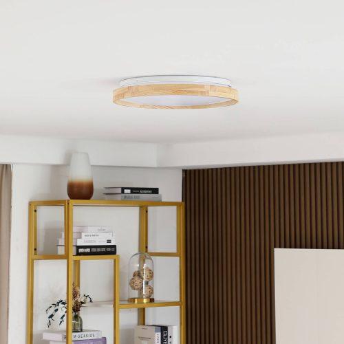 Lindby Smart LED mennyezeti lámpa Mirren fa Ø39