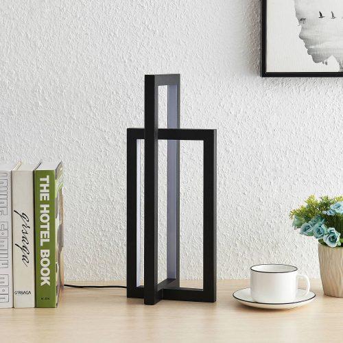 Lucande Hylda LED asztali lámpa fekete